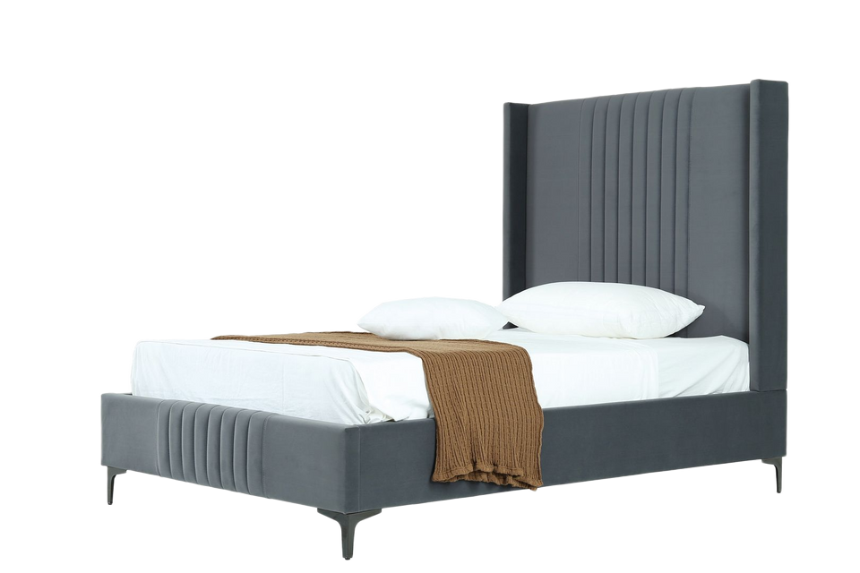 Promenade Upholstered Velvet 48 Bed