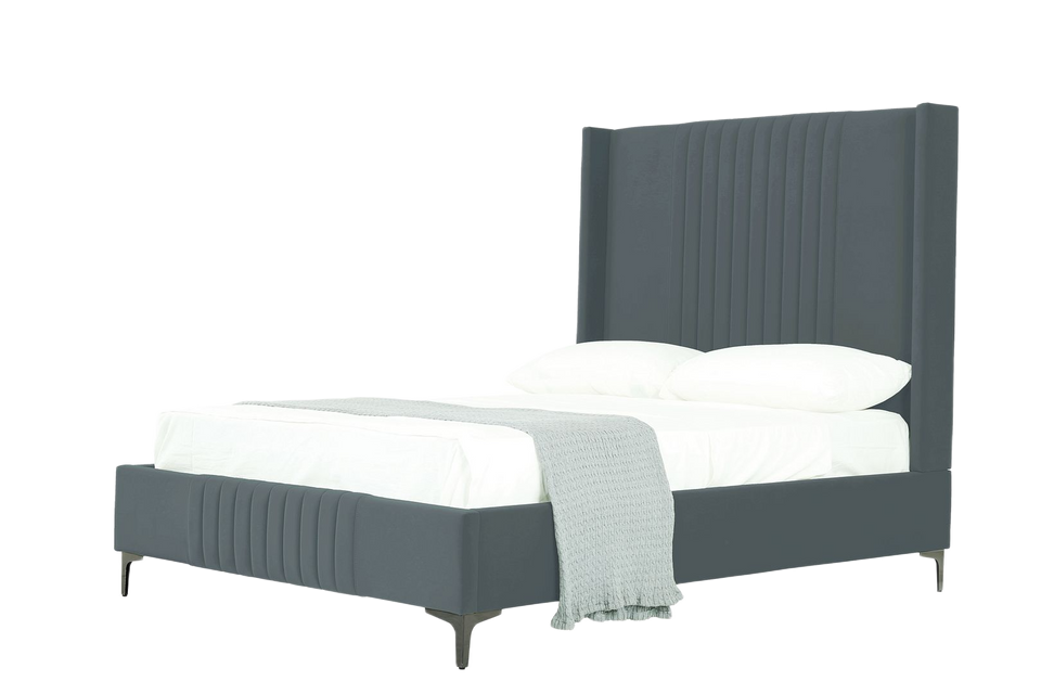 Promenade Upholstered Velvet Full Bed