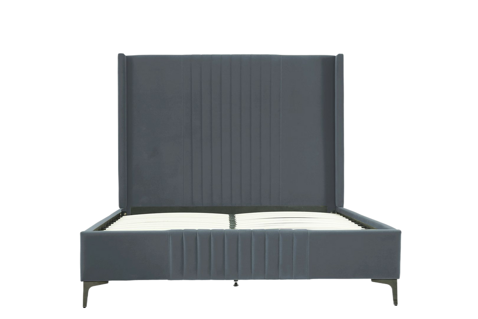 Promenade Upholstered Velvet Queen Bed
