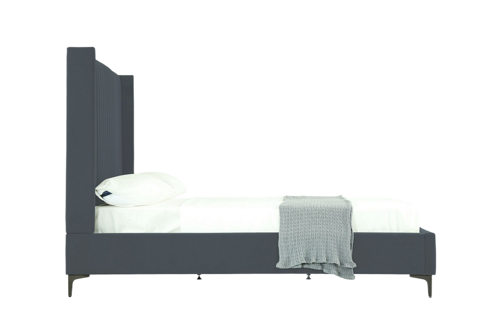 Promenade Upholstered Velvet Queen Bed
