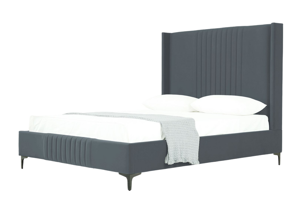 Promenade Upholstered Velvet Queen Bed