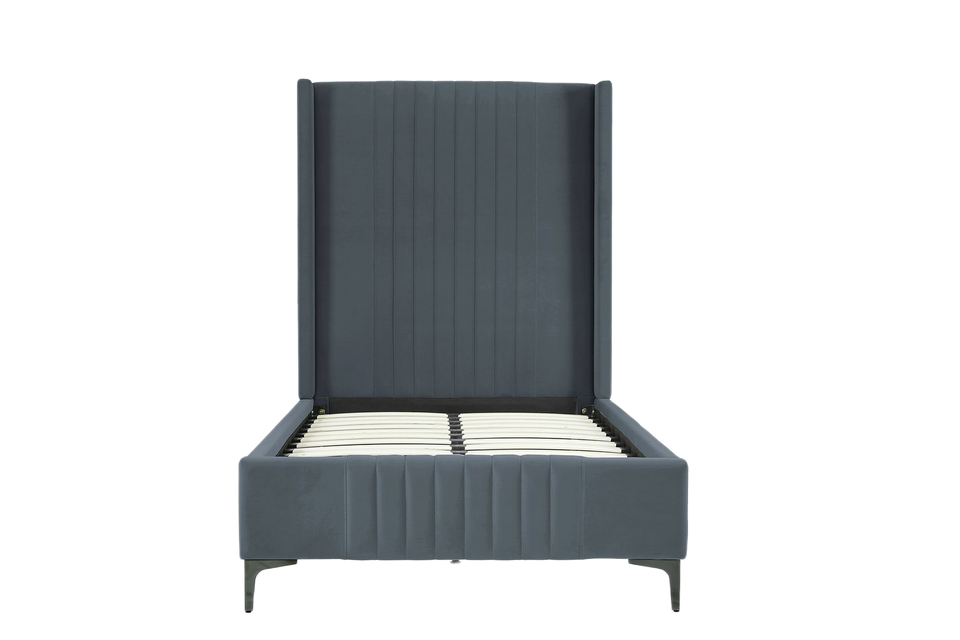 Promenade Upholstered Velvet Twin Bed