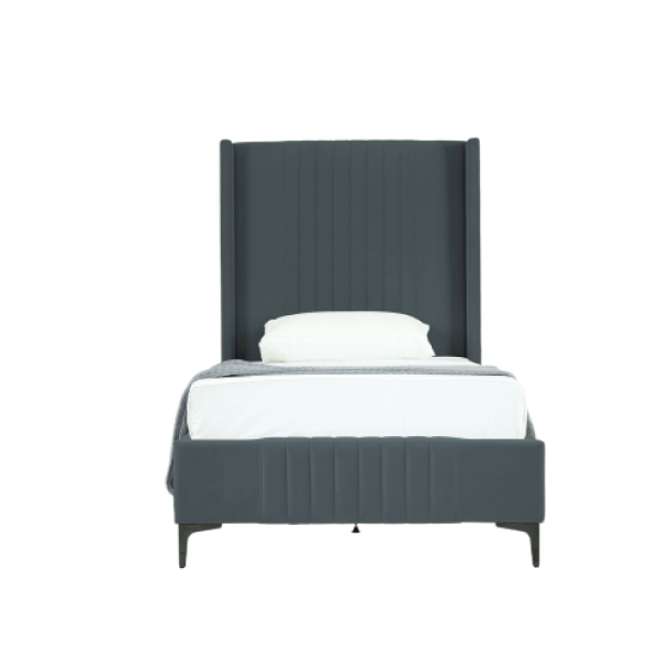 Promenade Upholstered Velvet Twin Bed