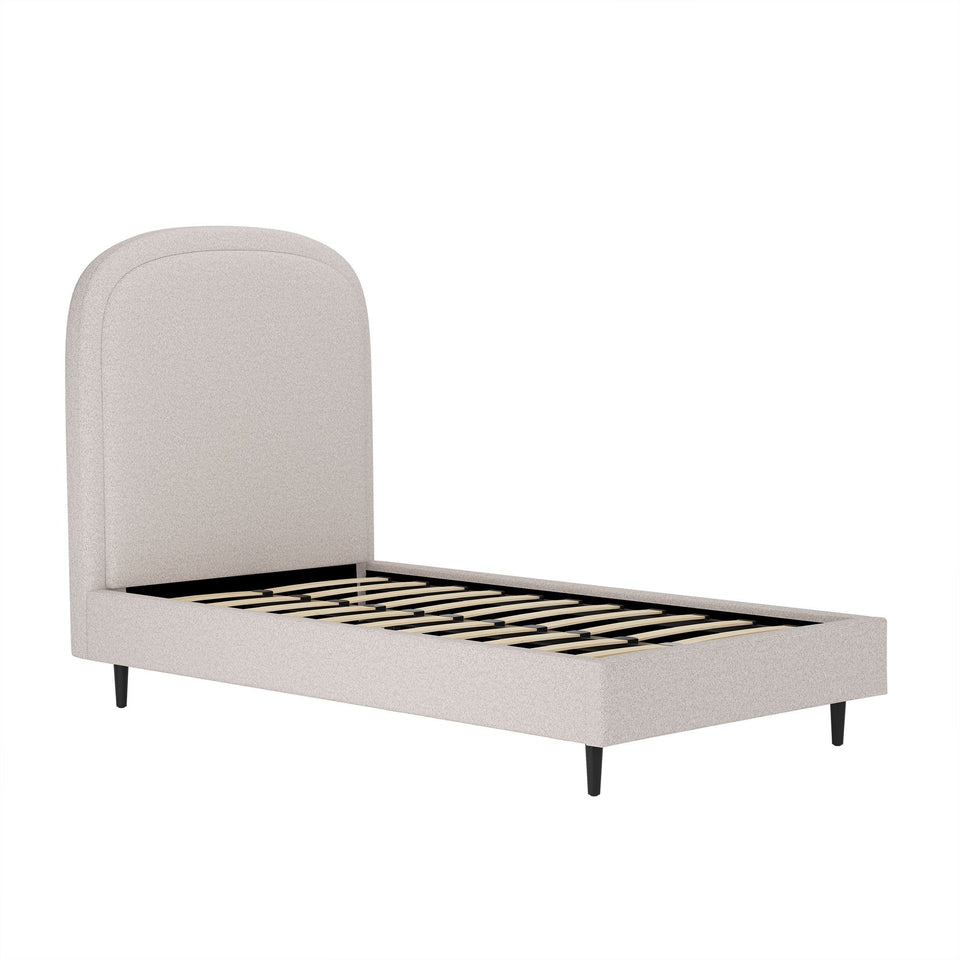 Scarlett Rounded Upholstered Twin Bed