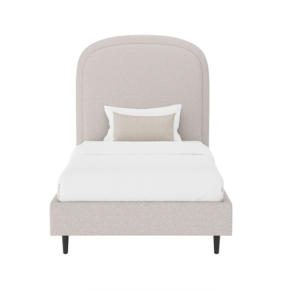 Scarlett Rounded Upholstered Twin Bed