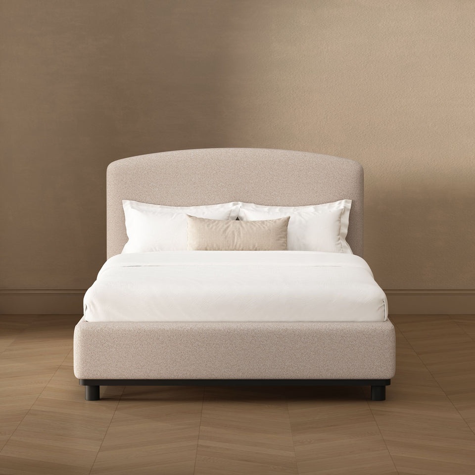 Cayman Arched Upholstered Full Bed