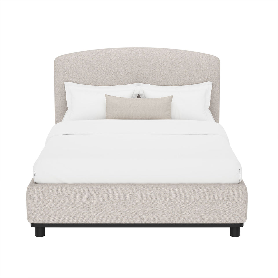 Cayman Arched Upholstered Full Bed