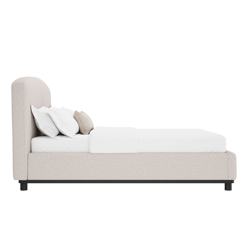 Cayman Arched Upholstered Full Bed