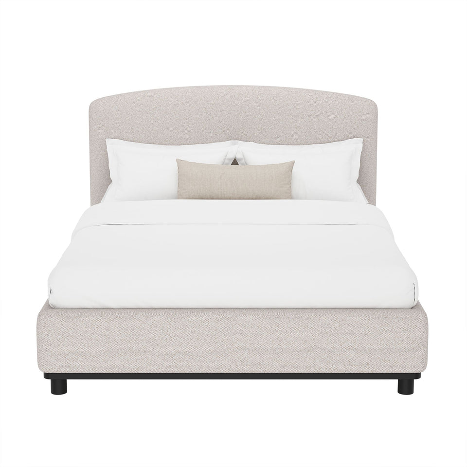 Cayman Arched Upholstered Queen Bed