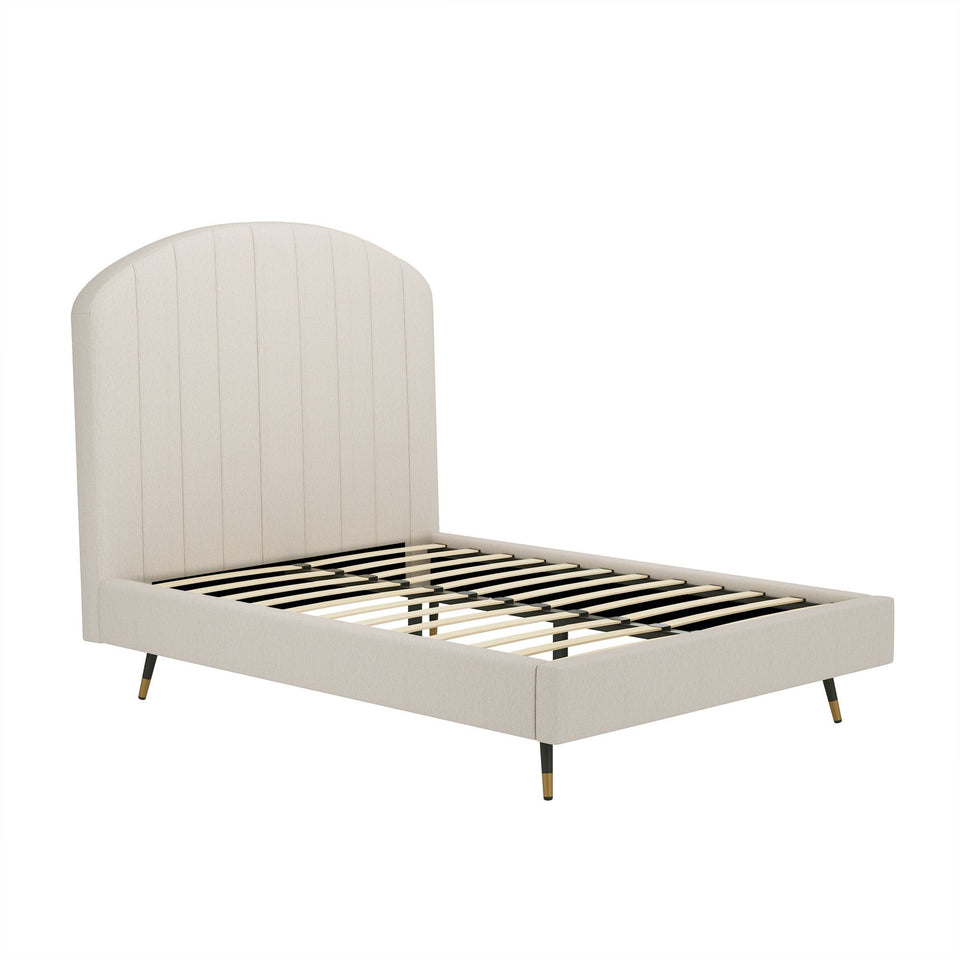 Liraine Arched Channel Upholstered Full Bed