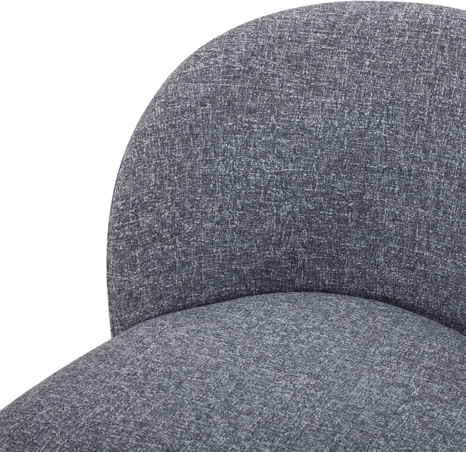 Set Of 3 Counter Height Bar Stools 360 Degree Swivel Grey