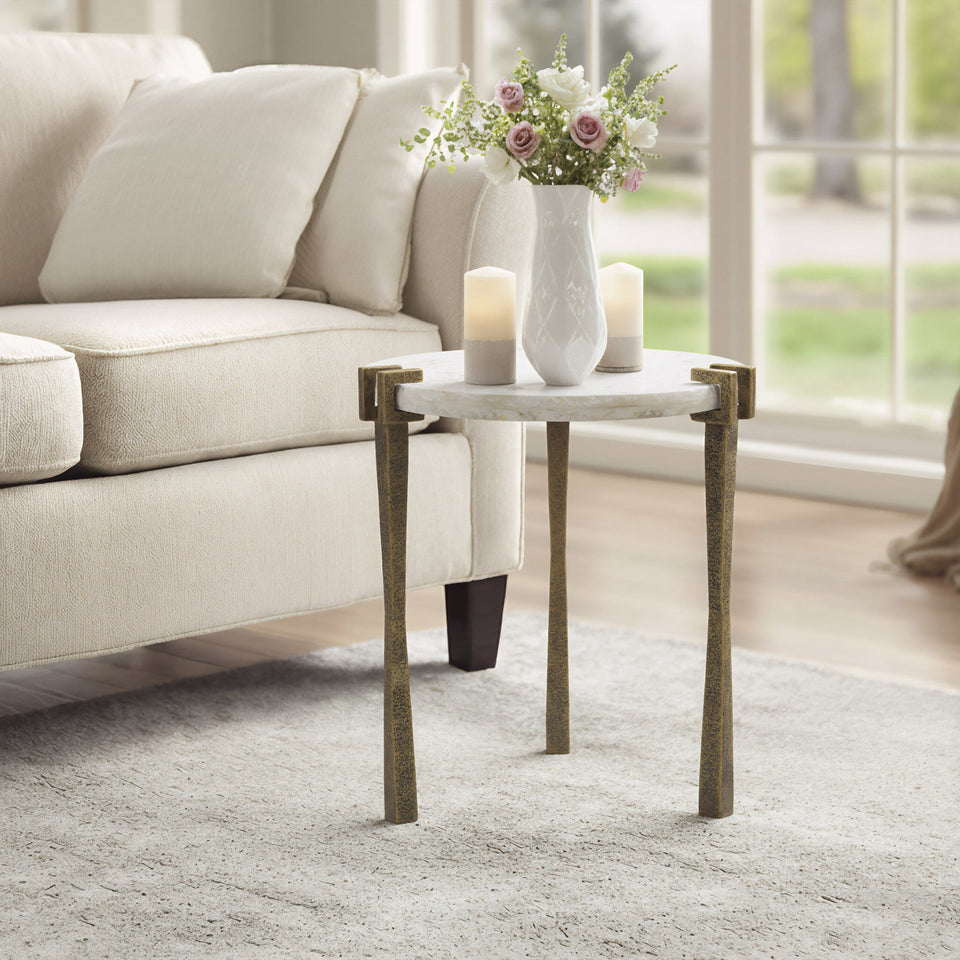 Rench Side Table White