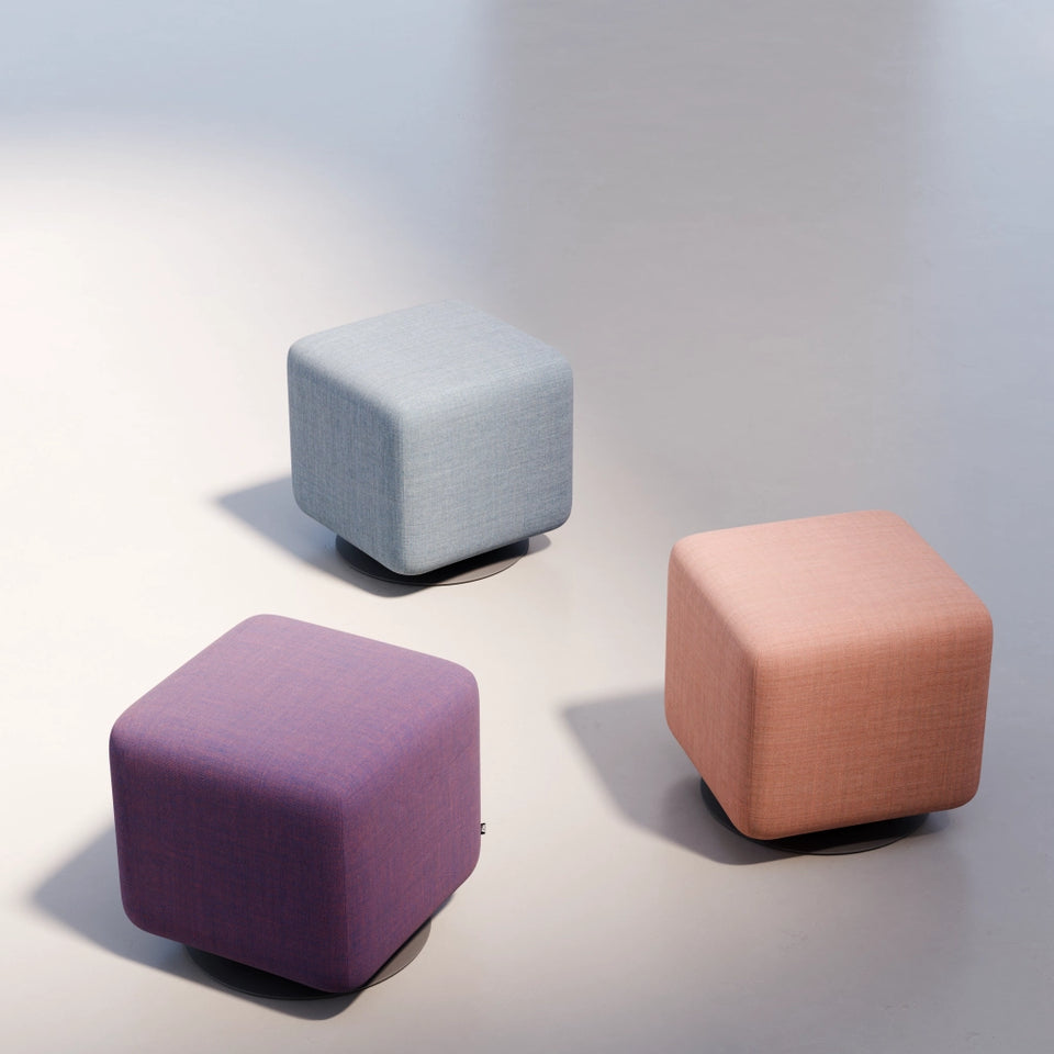 Boxer Swivel Ottoman