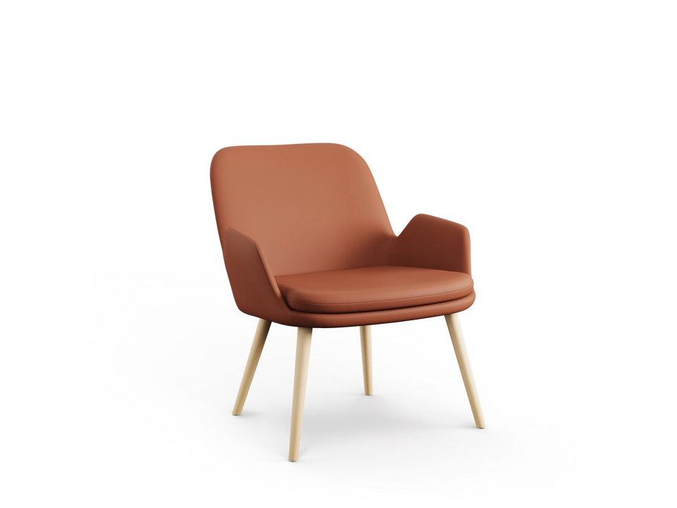 Daisy Lounge Chair Wood Dowel