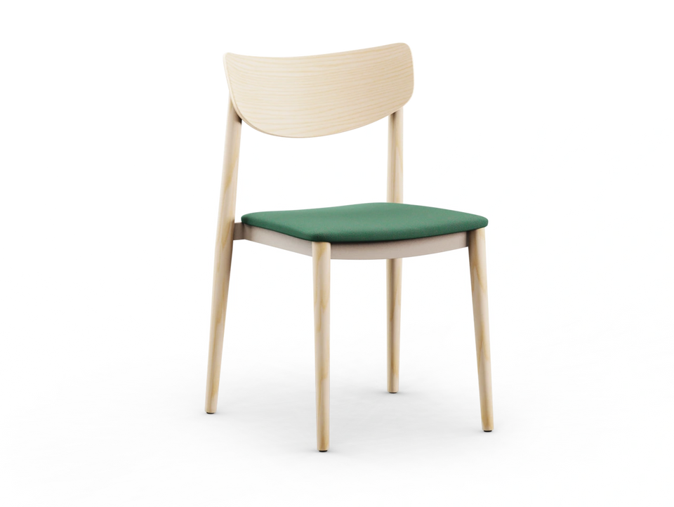 Dante Stacking Chair Upholstered