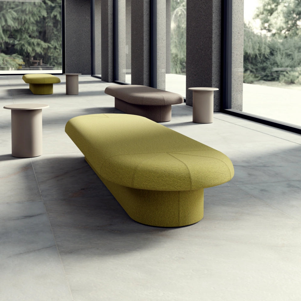 Drage Oval Upholstered Bench