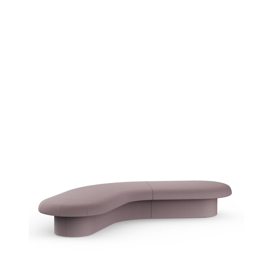 Drage Upholstered Curved Bench