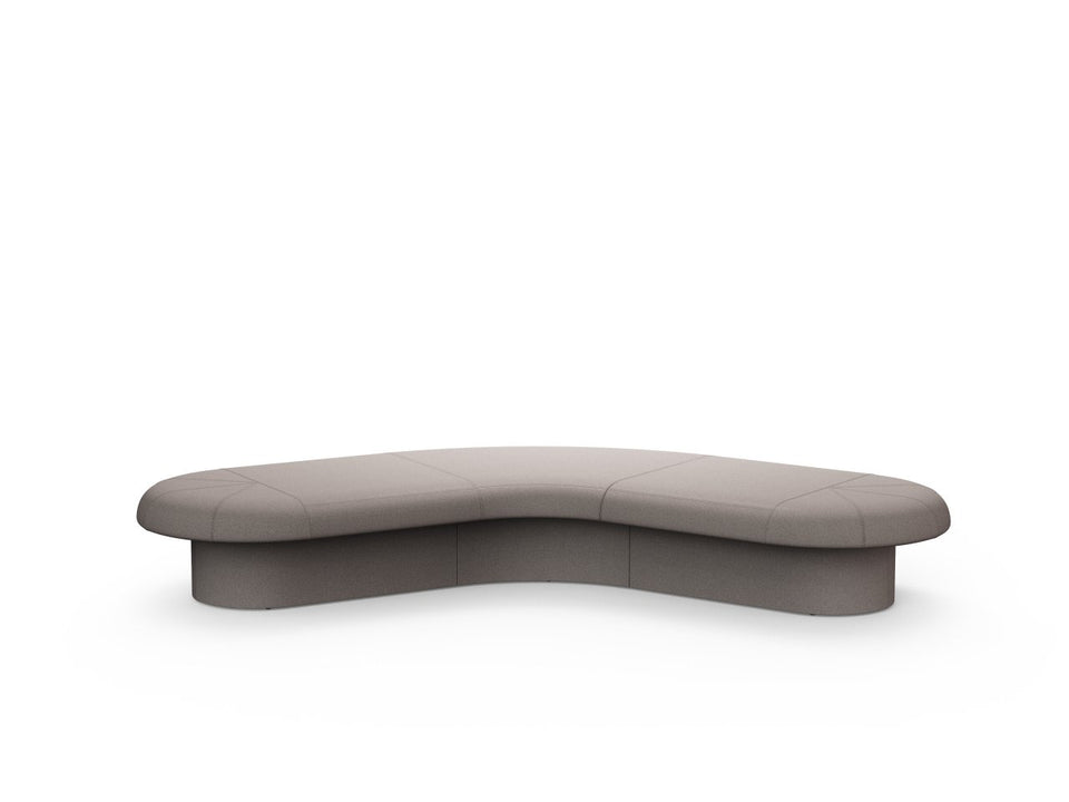 Drage Upholstered Curved Bench