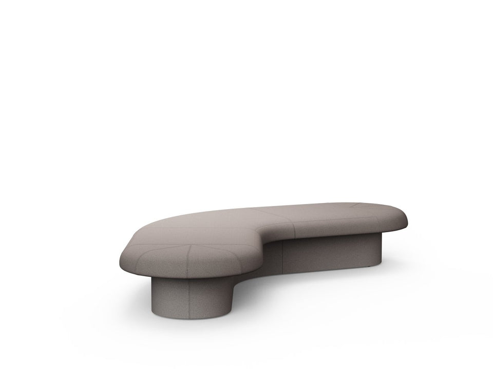 Drage Upholstered Curved Bench