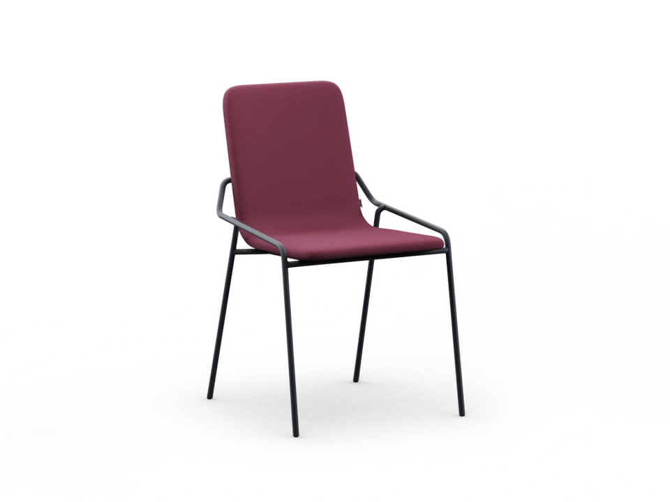 Dupont Stacking Chair Upholstered