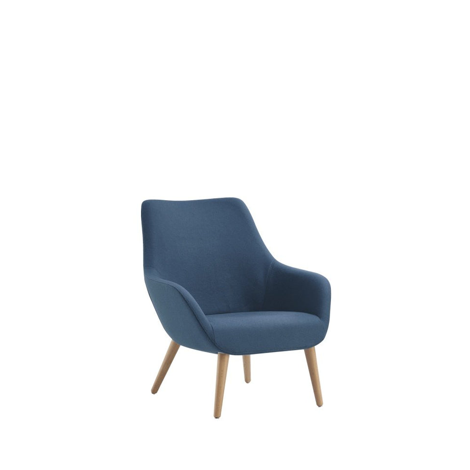 Lamy Lounge Chair Wood Dowel Base