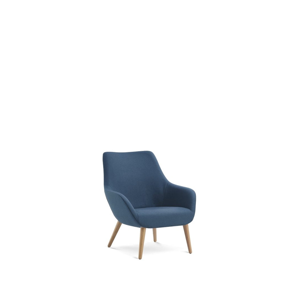 Lamy Lounge Chair Wood Dowel Base