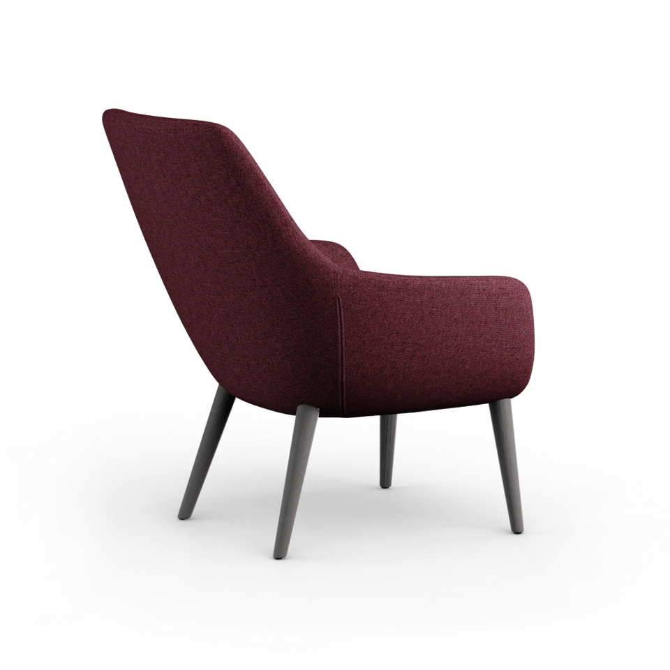Lamy Lounge Chair Wood Dowel Base