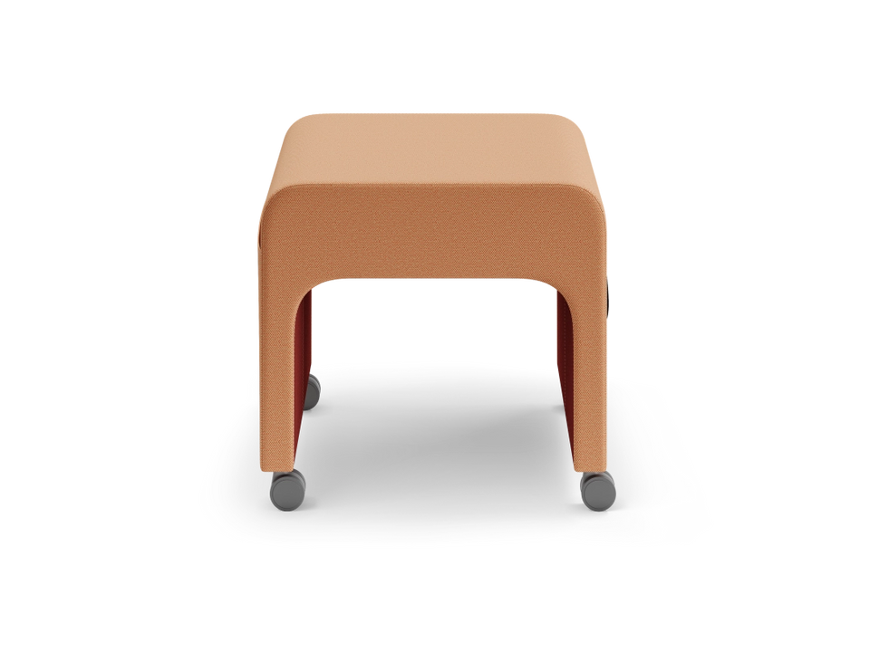 May Mobile Upholstered Stool