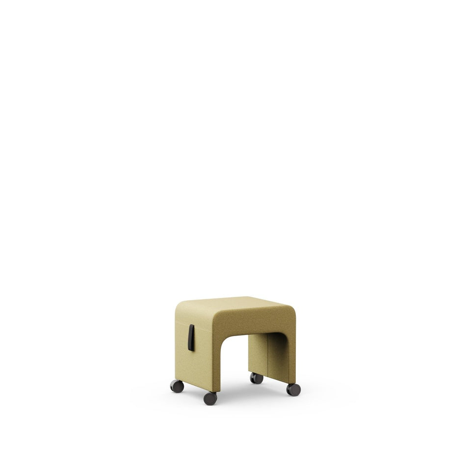 May Mobile Upholstered Stool