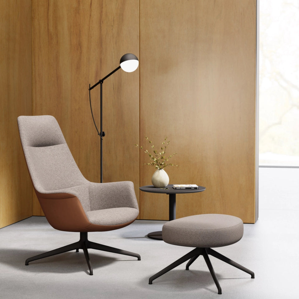 Rego High Back Swivel Lounge Chair