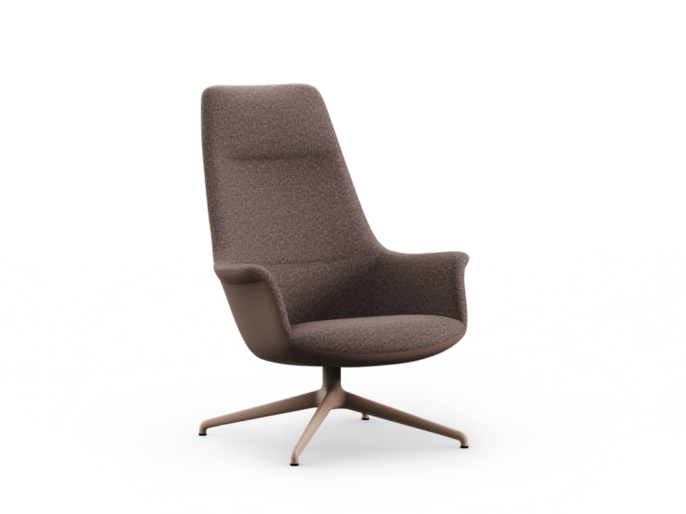 Rego High Back Swivel Lounge Chair