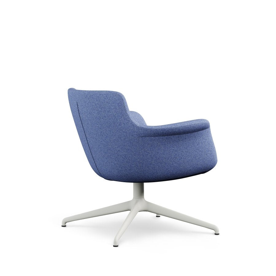 Rego Swivel Lounge Chair - Metal Base