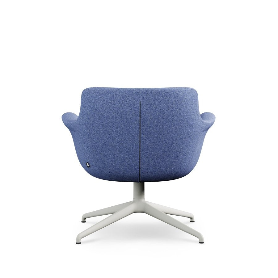 Rego Swivel Lounge Chair - Metal Base