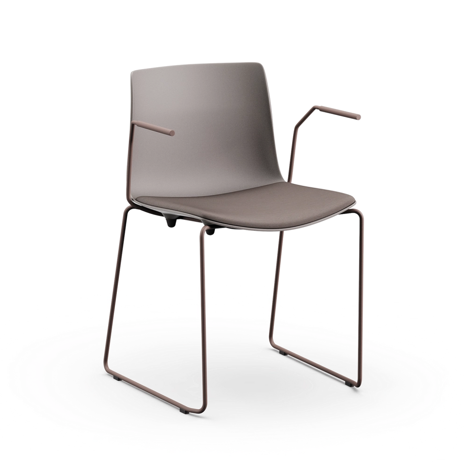 Rest Chair - Sled Base With Arm