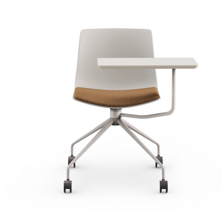 Rest Chair With Writing Tablet On Casters