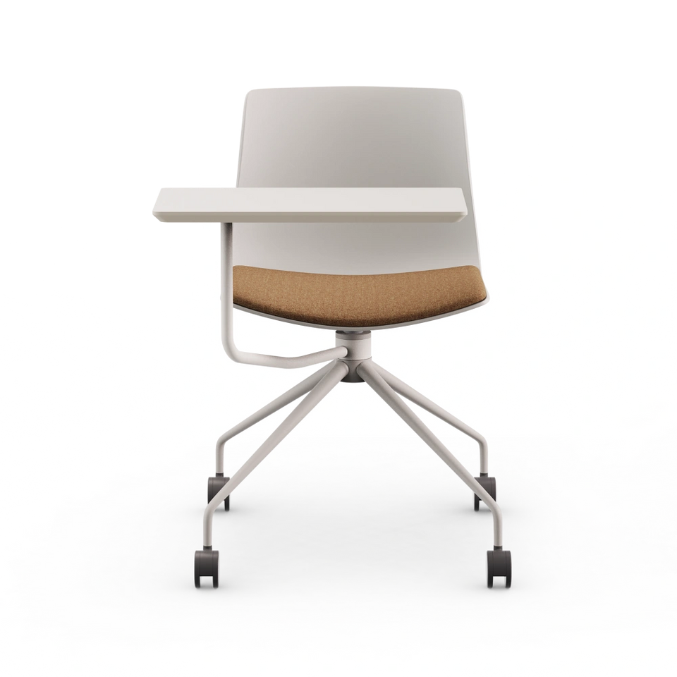 Rest Chair With Writing Tablet On Casters