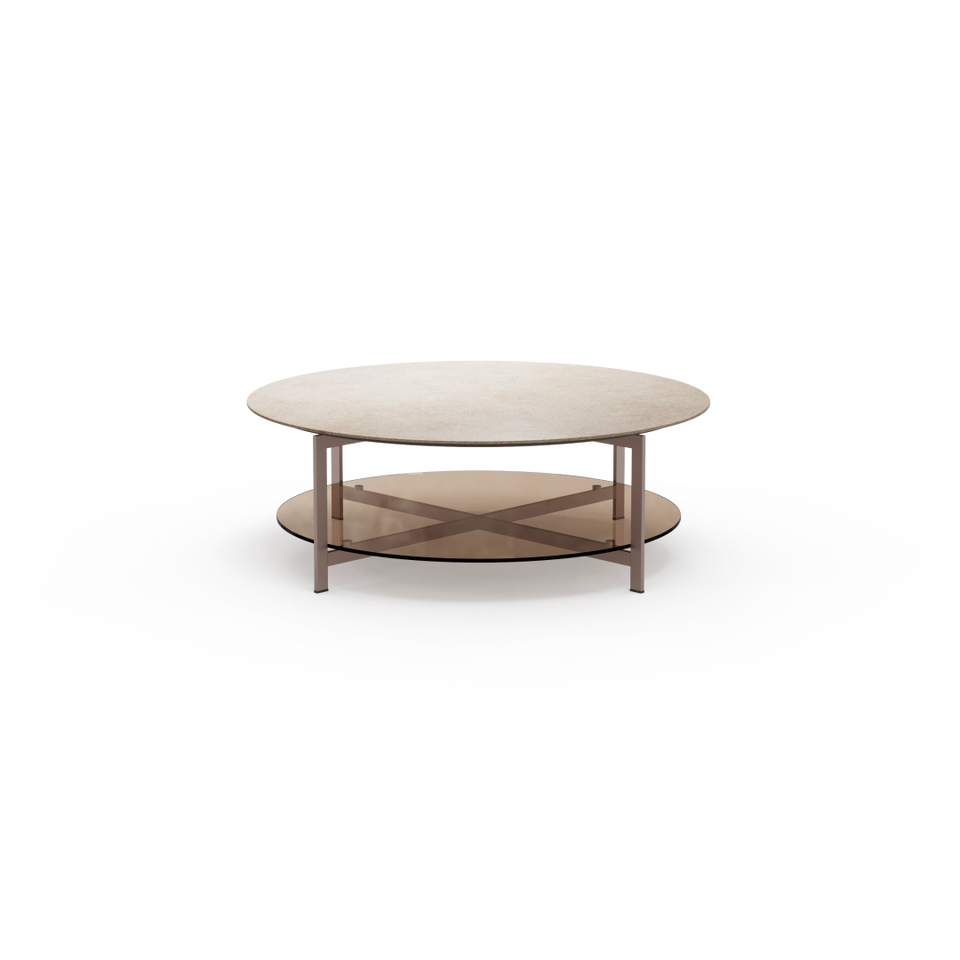 Theo Two-Tier Round Coffee Table