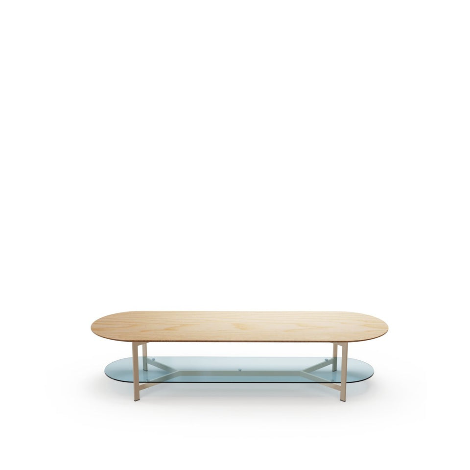 Theo Two-Tier Racetrack Coffee Table