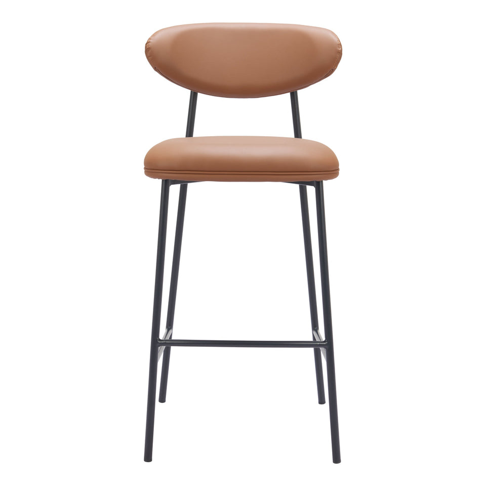 Rorun Barstool (Set of 2) Brown