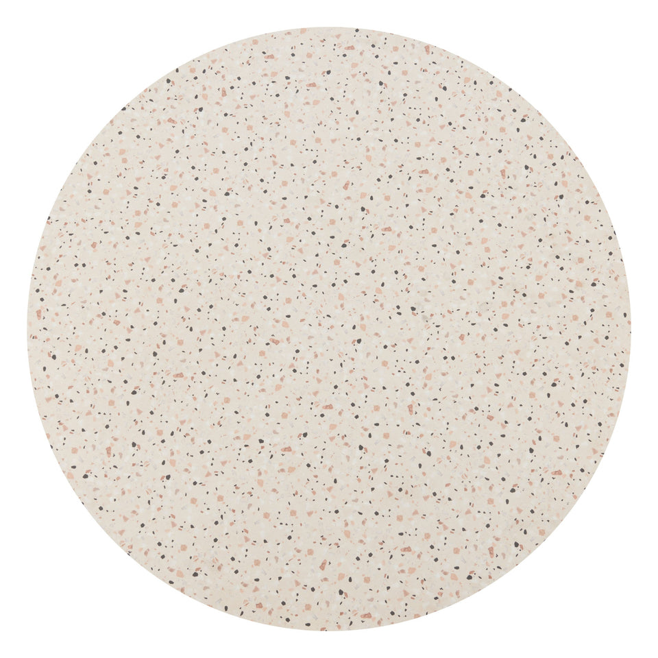 Jorf Dining Table Beige & Bronze