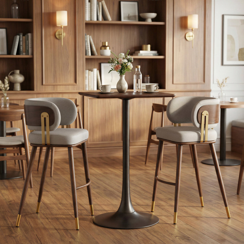 Valleta Bar Table Brown