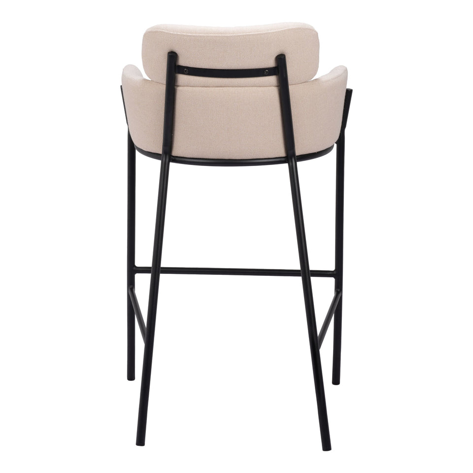 Bremor Barstool Beige