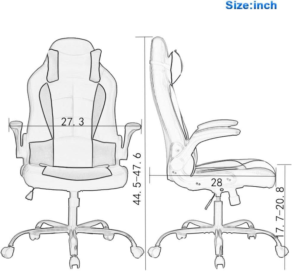 Ergonomic PU Leather Gaming Chair Lumbar Support Camouflage