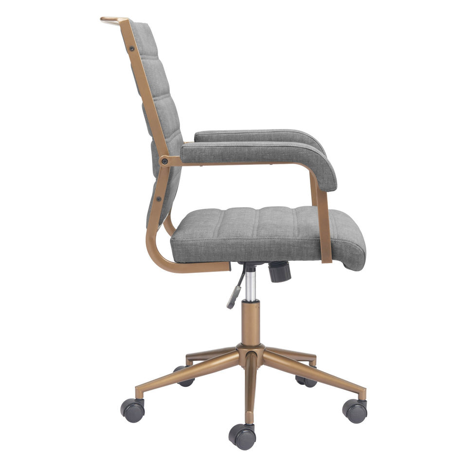 Auction Office Chair Gray