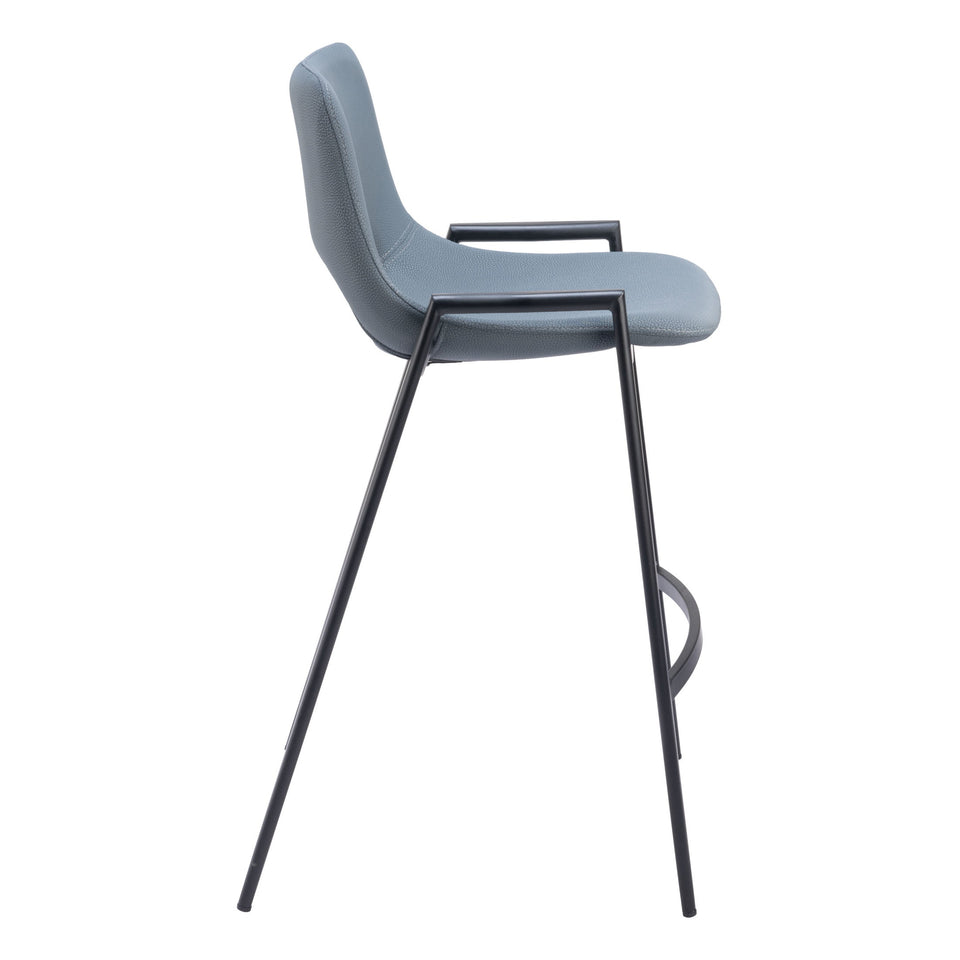 Desi Counter Stool (Set of 2) Azure Gray