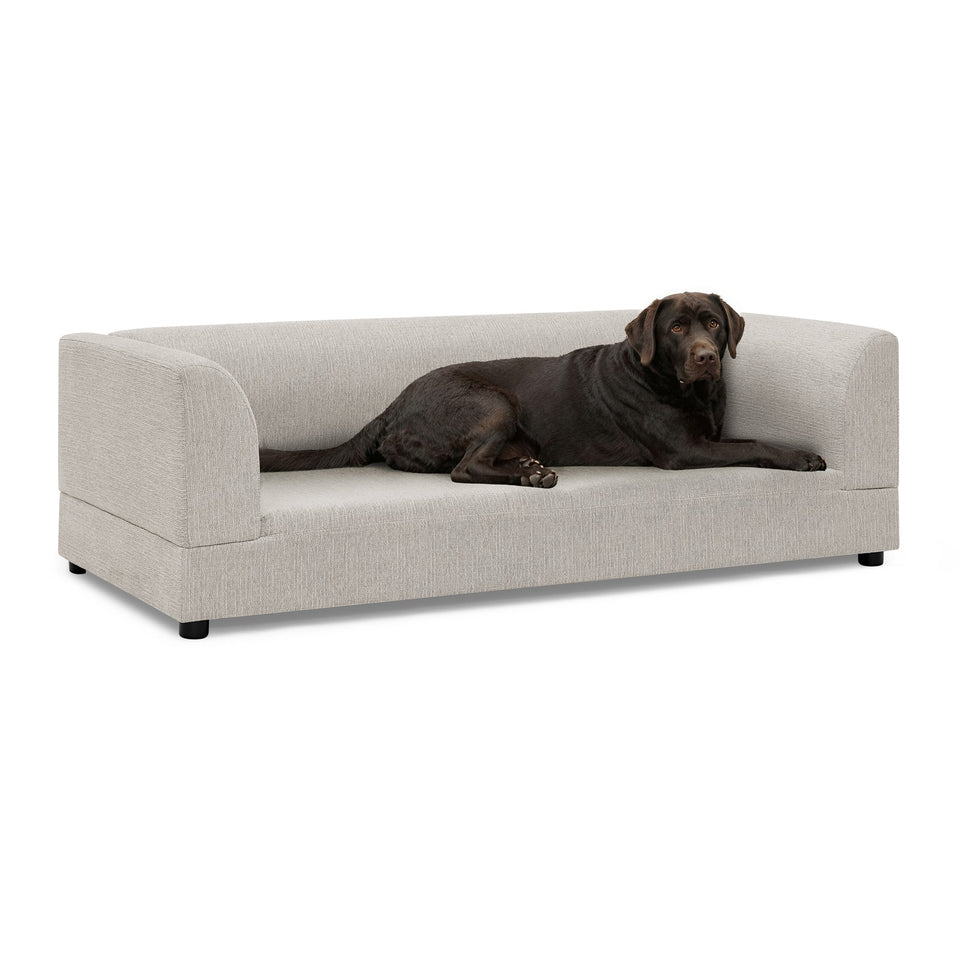 Oversized Pet Sofa for Medium/Large Dogs with Soft Cushion - Linen