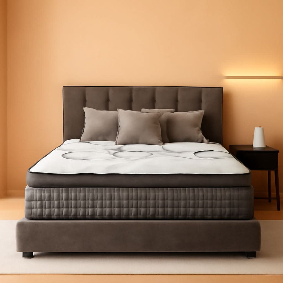 Queen 14Inch Hybrid Memory Foam Mattress UltraComfort