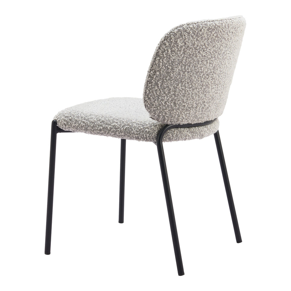Plat Dining Chair (Set of 2) Gray