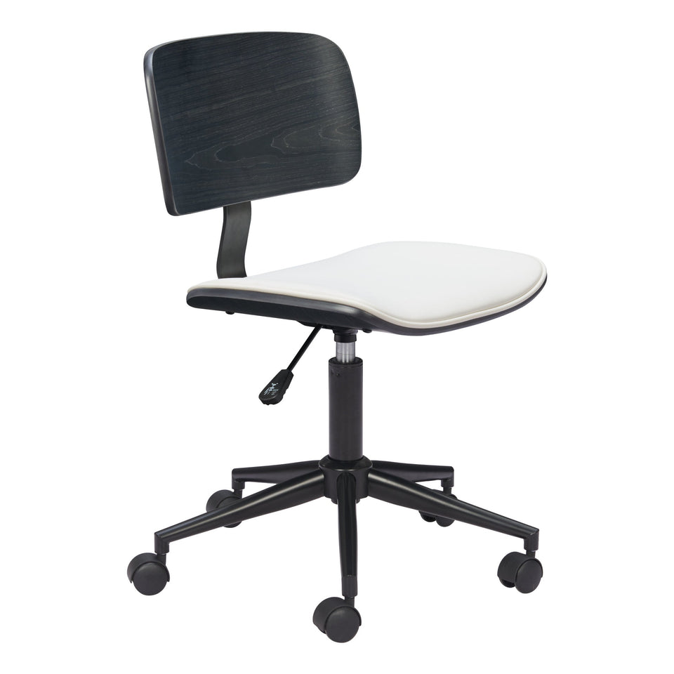 Duravel Office Chair White & Black
