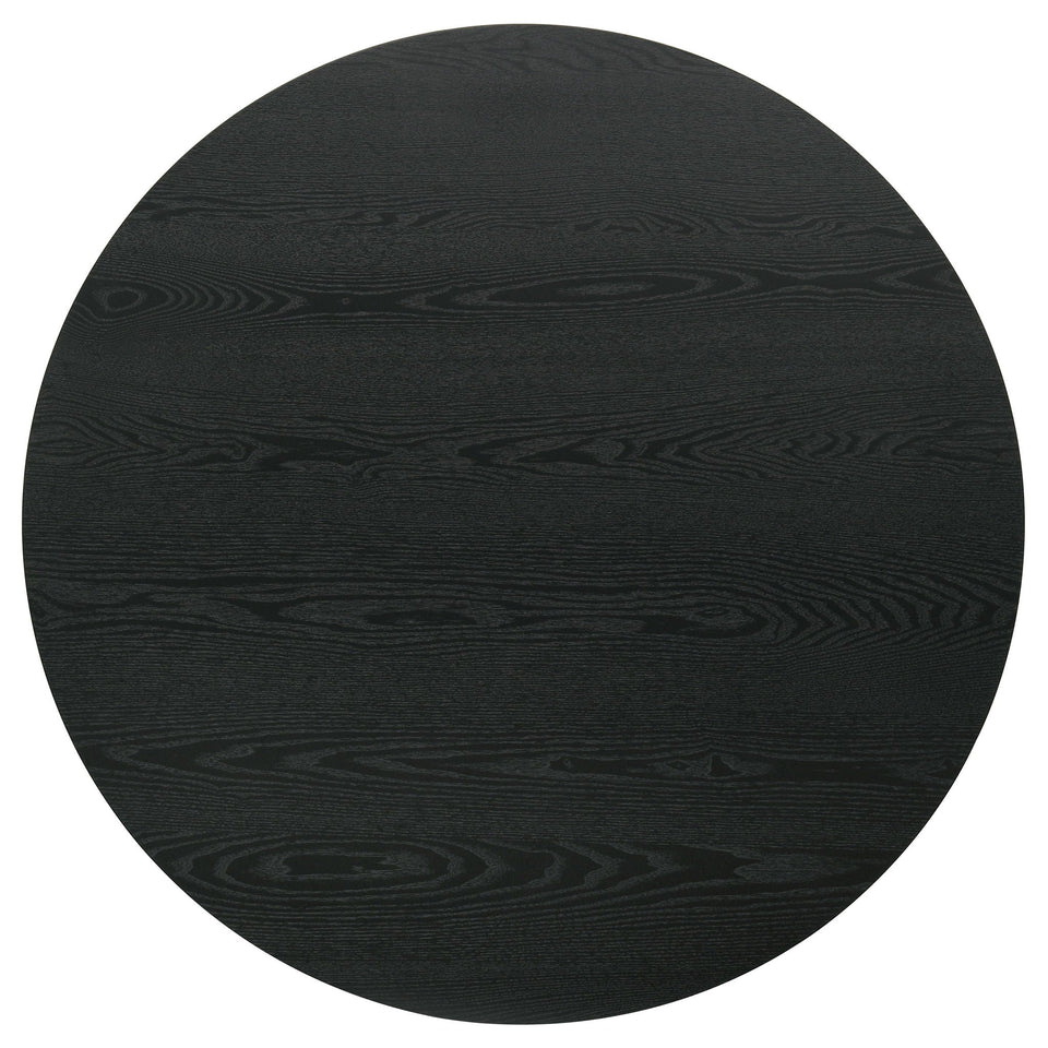 Hamlyn 5-piece Round Wood Counter Height Dining Set Black